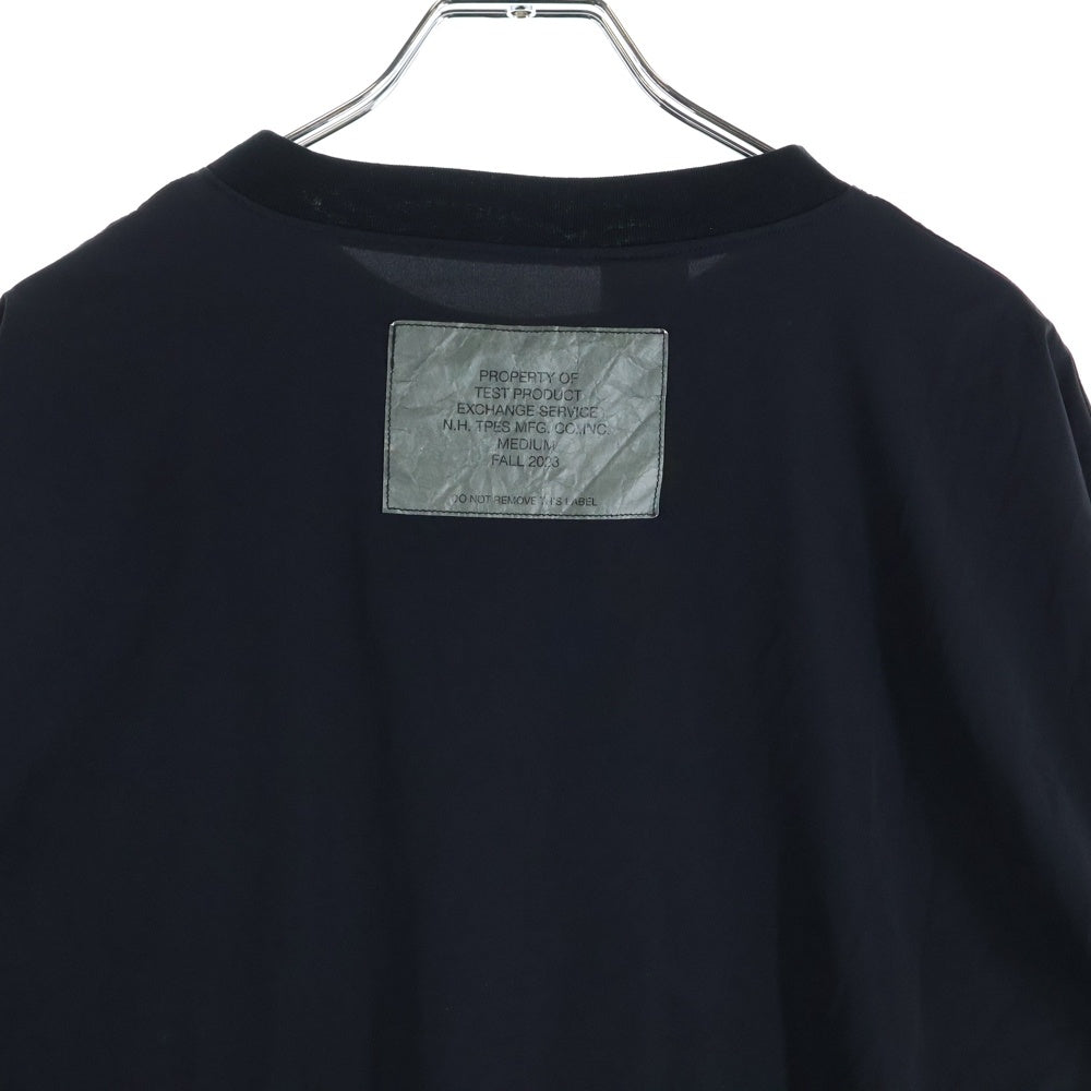 N.HOOLYWOOD(エヌハリウッド) 23AW CREWNECK SWEATSHIRT シルキータッチ クルーネック ロングスリーブ 長袖Tシャツ ブラック 9232-CS06-007