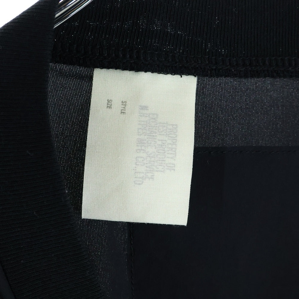 N.HOOLYWOOD(エヌハリウッド) 23AW CREWNECK SWEATSHIRT シルキータッチ クルーネック ロングスリーブ 長袖Tシャツ ブラック 9232-CS06-007