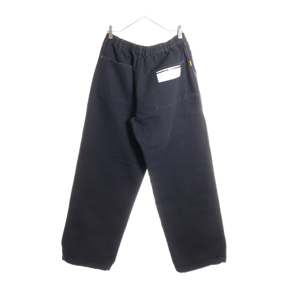 N.HOOLYWOOD エヌハリウッド 24AW クラシック ワイド ダブルニー ロングパンツ ブラック 1242-CP01-001 N.HOOLYWOOD(エヌハリウッド) 24AW クラシック ワイド ダブルニー