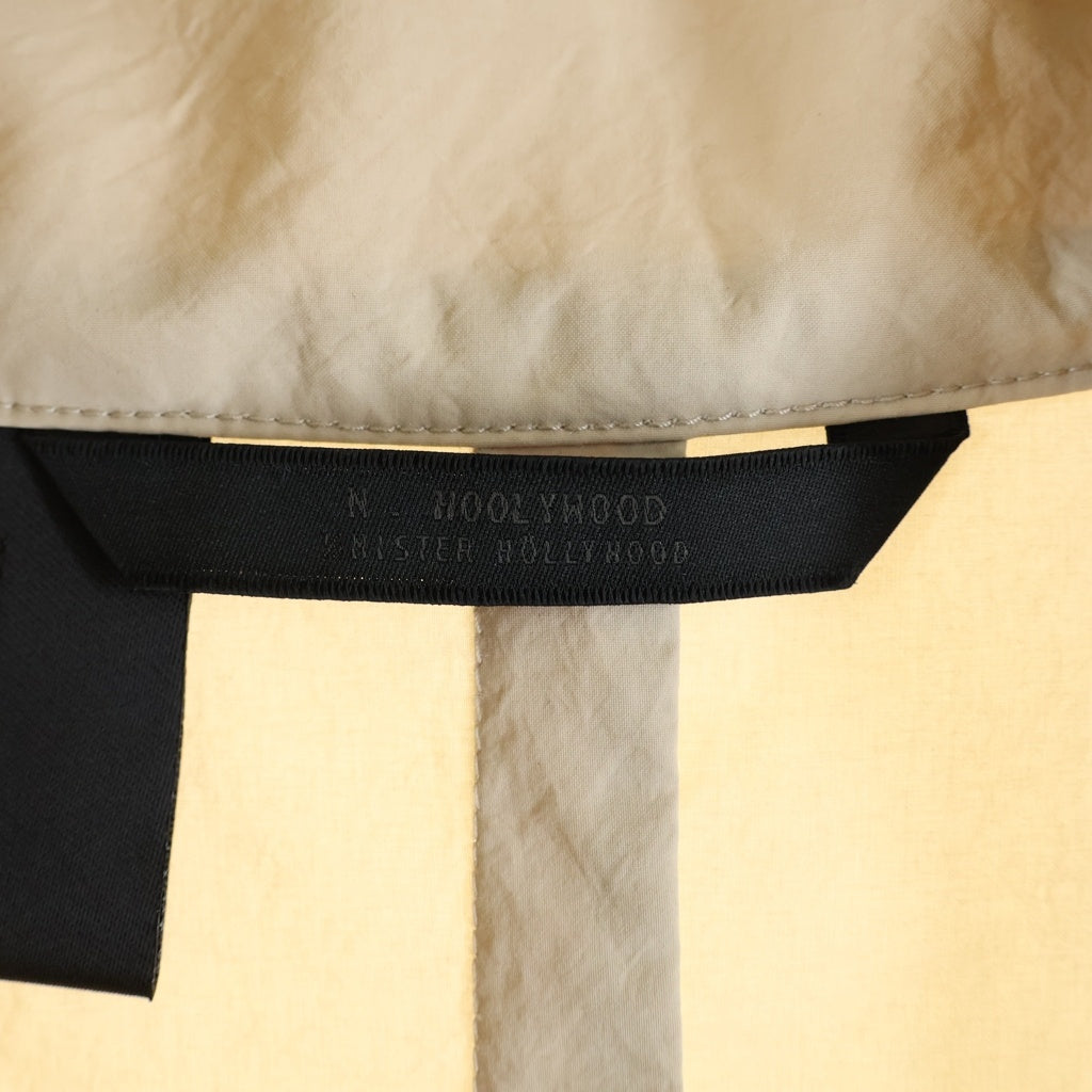 N.HOOLYWOOD(エヌハリウッド) 24SS COMPILE LINE STAND COLLAR BLOUSONコンパル ライン スタンドカラー ブルゾン ジップアップ ジャケット ベージュ 2241-BL05-010