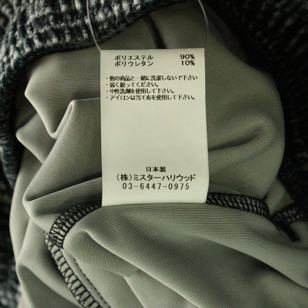 N.HOOLYWOOD(エヌハリウッド) 24AW チェック トラウザーズ ロングパンツ ブラック2242-CP26-014