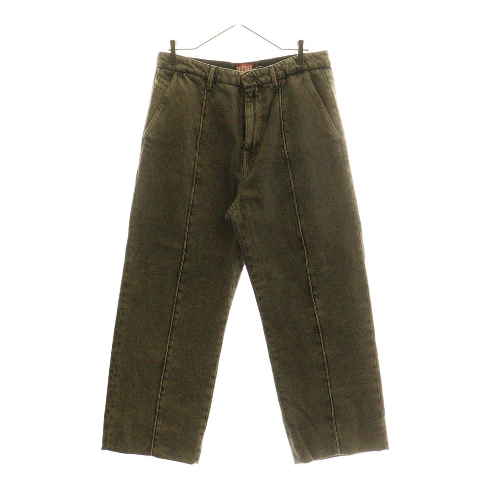 DIESEL(ディーゼル) D-CHINO-WORK チノ センタープレス ワーク デニムパンツ グレー A03919