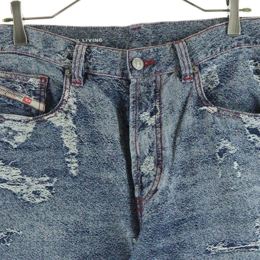 DIESEL(ディーゼル) STRAIGHT LOOSE FITTING DENIM PANTS ストレート ルーズ フィット デニム パンツ インディゴ A03564