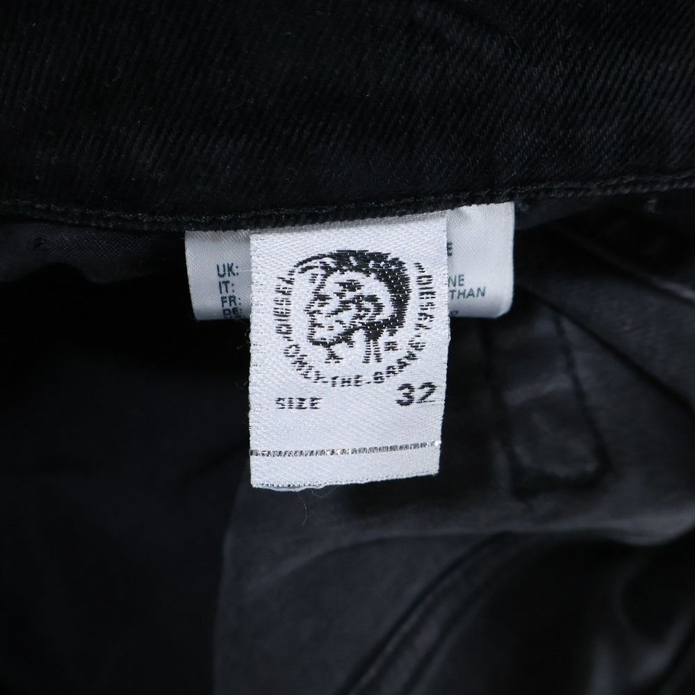 DIESEL(ディーゼル) D-STRUKT テーパード スキニーデニムパンツ ブラック