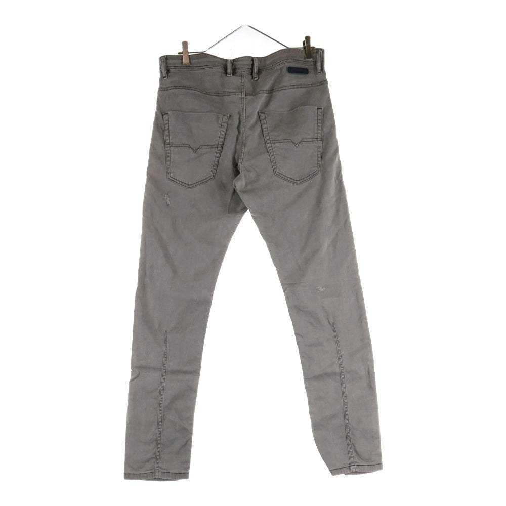 DIESEL(ディーゼル) KROOLEY CB-NE ドローストリング ジョグジーンズ スキニーデニムパンツ ブラウン