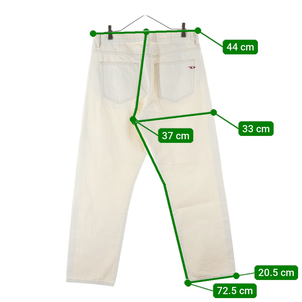 DIESEL(ディーゼル) 2020 D-VIKER ストレート デニムパンツ アイボリー AO5157