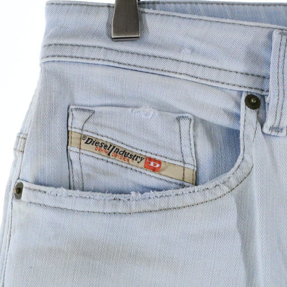 DIESEL(ディーゼル) THOMMER-T ジョグジーンズ スキニーデニムパンツ ライトブルー