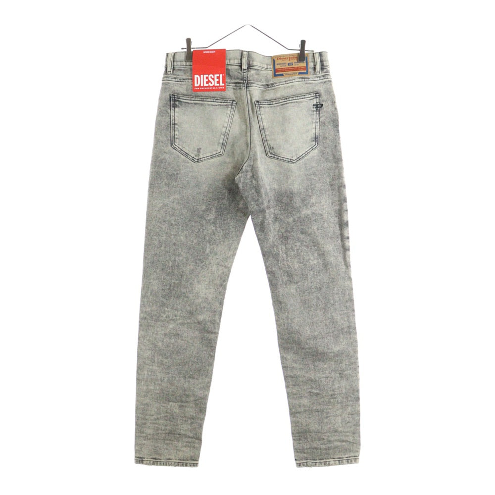 DIESEL(ディーゼル) 2019 D-STRUKT ウォッシュド加工 スリム デニムパンツ グレー A03562