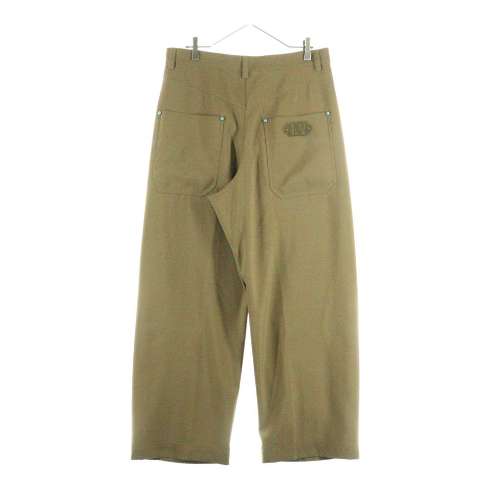 【新品未使用】LOUIS VUITTON 24AW ターコイズ装飾ワークパンツ LOUIS VUITTON(ルイヴィトン) 24AW ターコイズ装飾 テーラード ウール