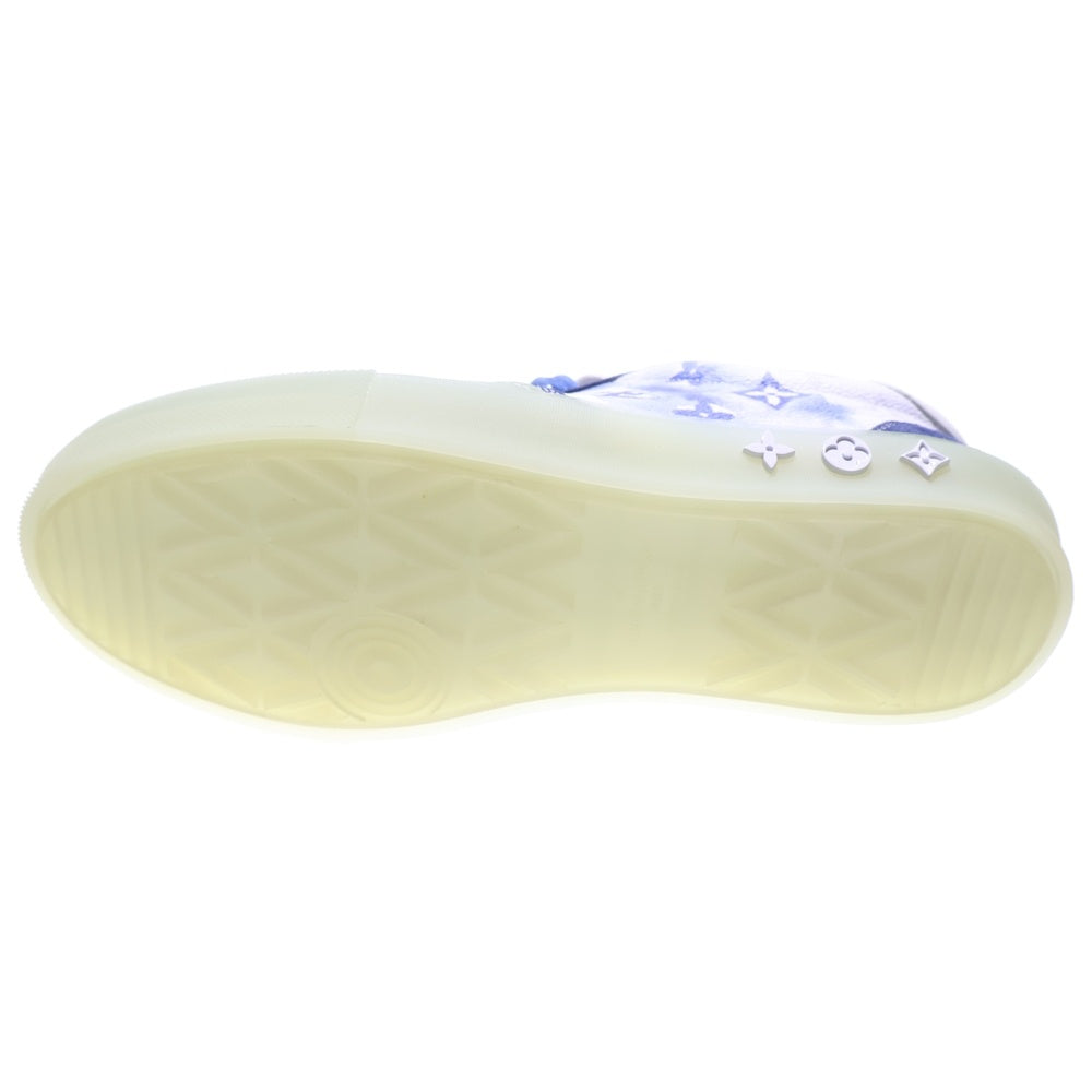 LOUIS VUITTON(ルイヴィトン) ウォーターカラーモノグラム オリーライン レザー ローカットスニーカースニーカー ホワイト/ブルー FA0231