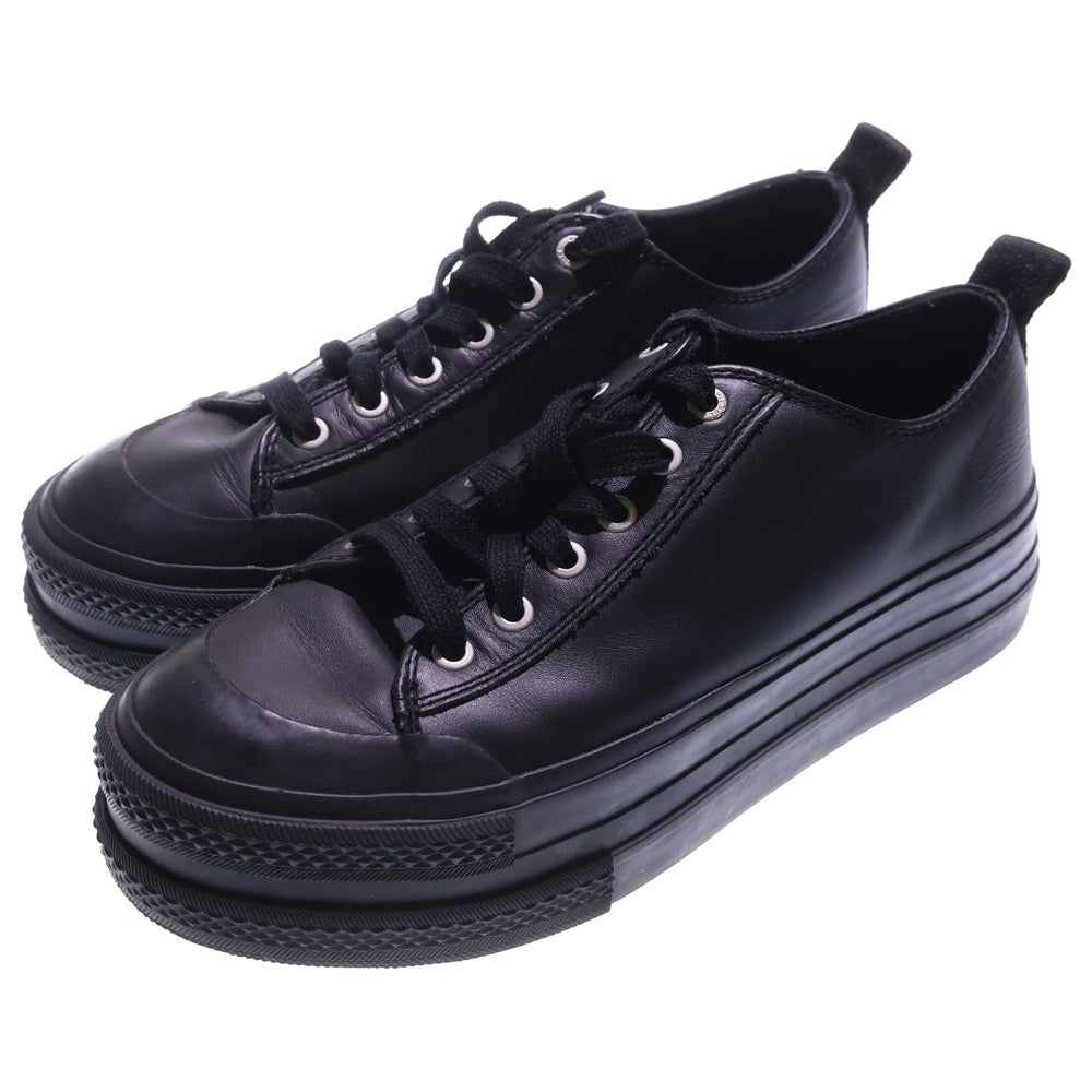 DIESEL(ディーゼル) S-JOMUALC チャンキーソールレザー ローカットスニーカー ブラック