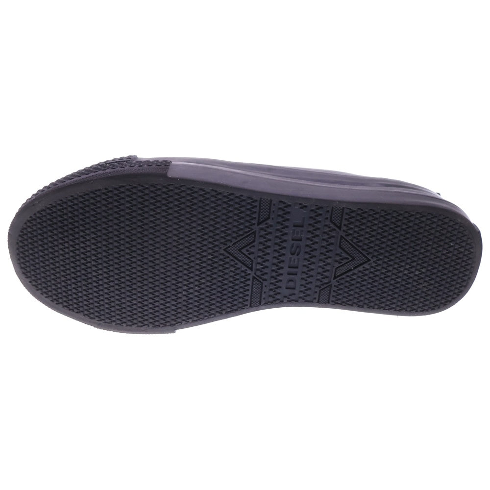 DIESEL(ディーゼル) S-JOMUALC チャンキーソールレザー ローカットスニーカー ブラック