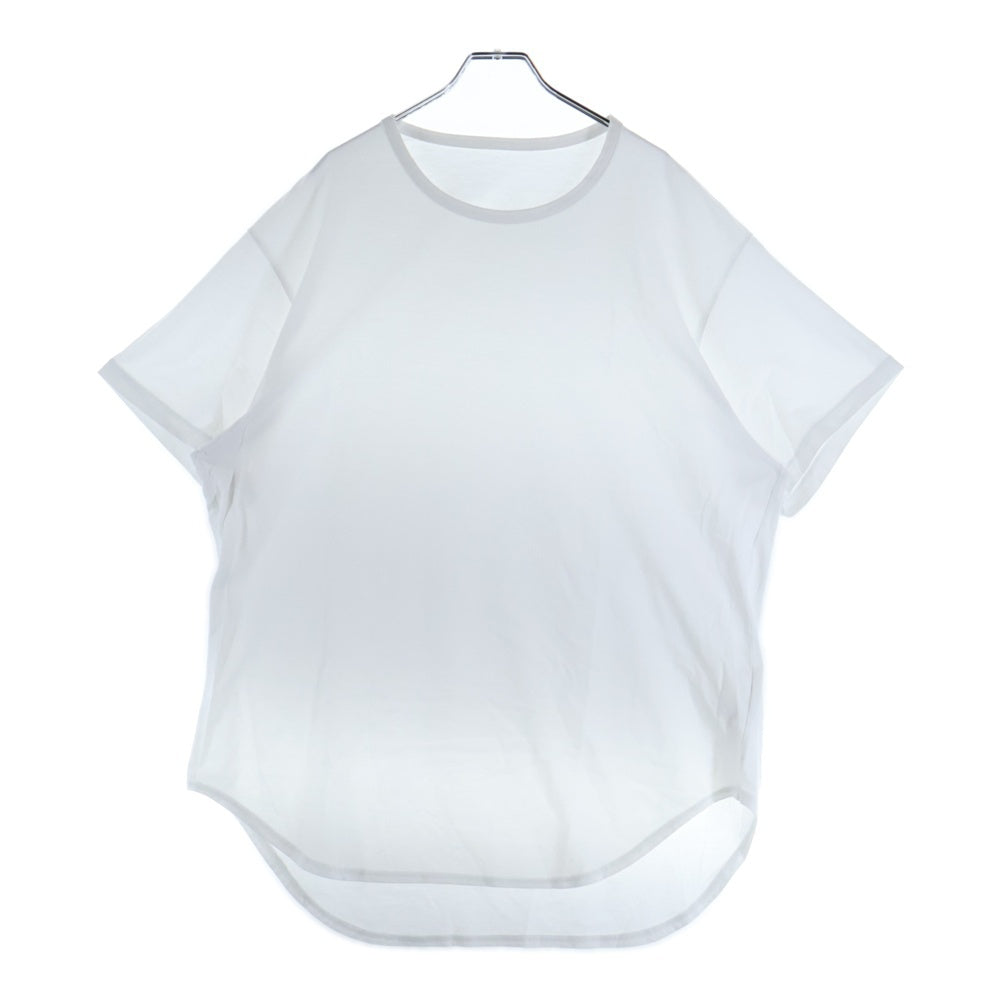 Ground Y(グラウンドワイ) 20SS ラウンドショートスリーブ 半袖Tシャツカットソー ホワイト GN-T11-040