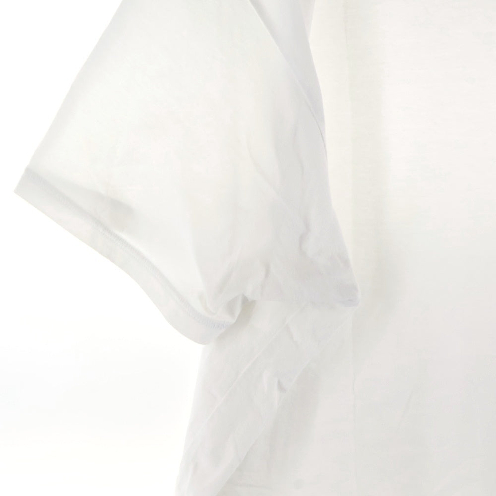 Ground Y(グラウンドワイ) 20SS ラウンドショートスリーブ 半袖Tシャツカットソー ホワイト GN-T11-040