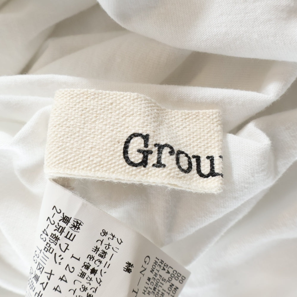 Ground Y(グラウンドワイ) 20SS ラウンドショートスリーブ 半袖Tシャツカットソー ホワイト GN-T11-040