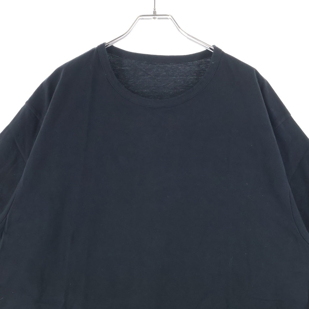 Ground Y(グラウンドワイ) 20SS クルーネック 半袖Tシャツカットソー ブラック GN-T11-040