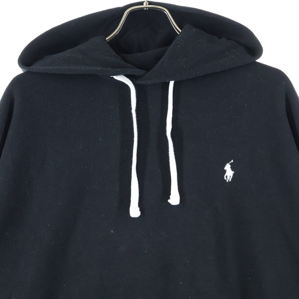 POLO RALPH LAUREN(ポロラルフローレン) 裏起毛 スウェット プルオーバーパーカー ブラック 0200015249