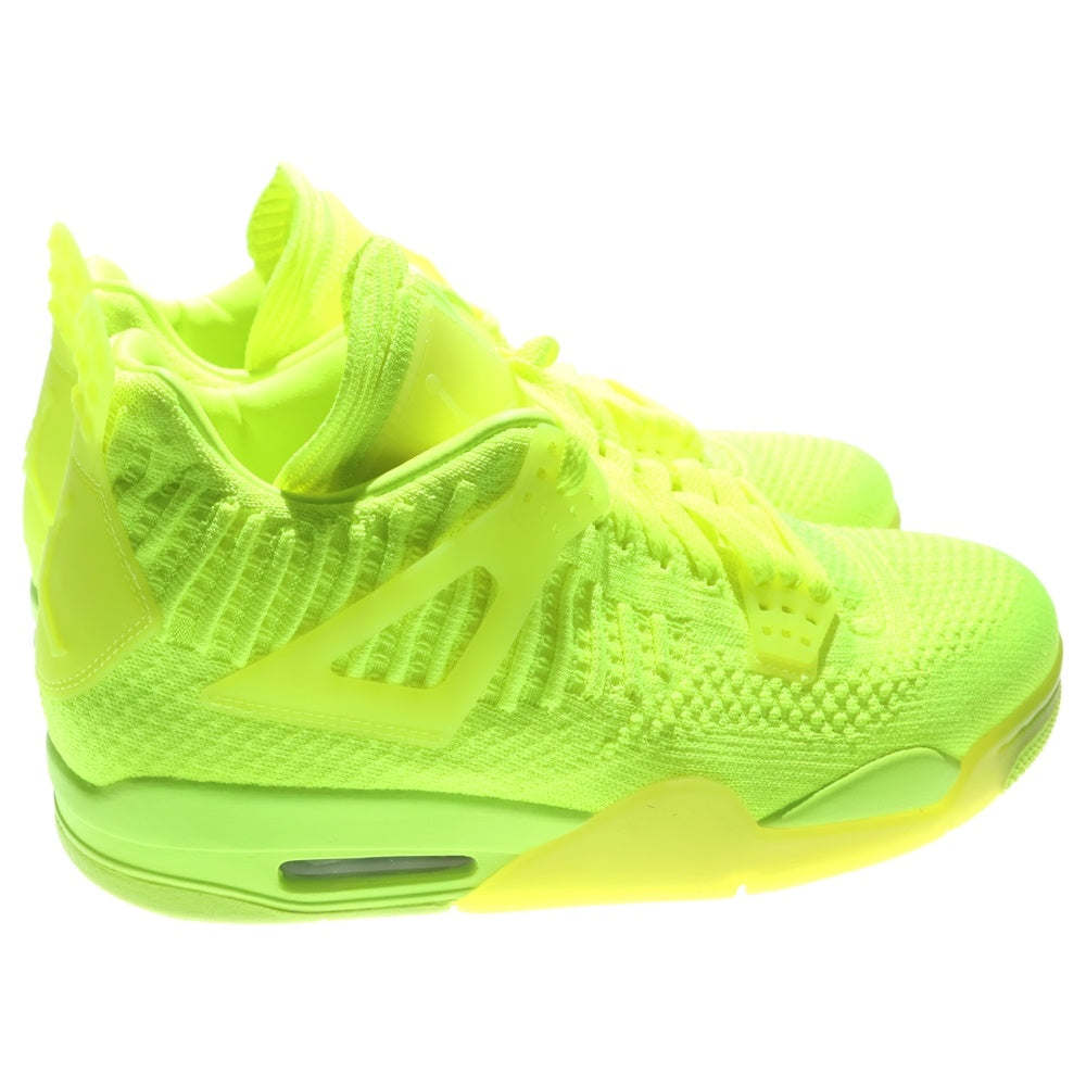 NIKE(ナイキ) AIR JORDAN 4 RETRO FLYKNIT エアジョーダン4 レトロ フライニット ボルト ハイカットスニーカー イエロー US10/28cm AQ3559-700