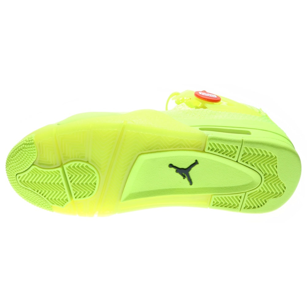 NIKE(ナイキ) AIR JORDAN 4 RETRO FLYKNIT エアジョーダン4 レトロ フライニット ボルト ハイカットスニーカー イエロー US10/28cm AQ3559-700