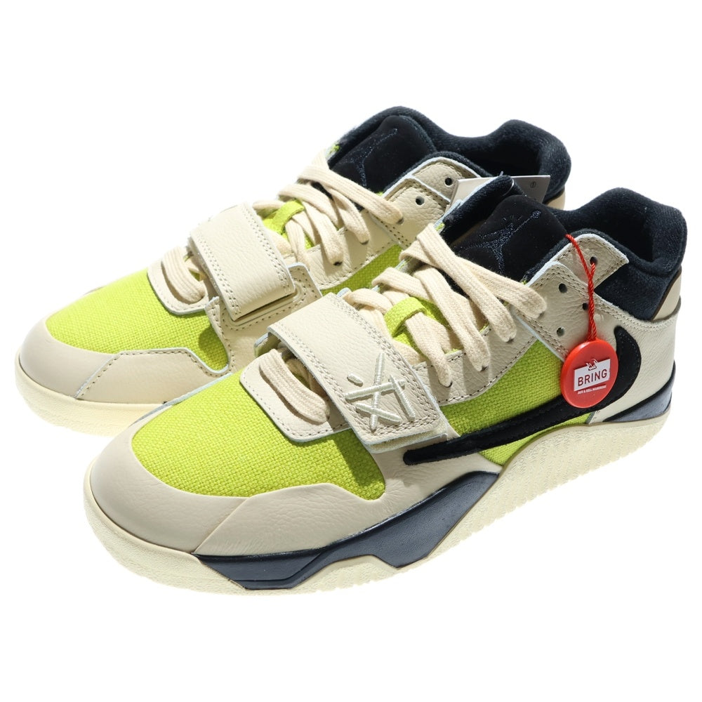 NIKE(ナイキ) ×Travis Scott JORDAN JUMPMAN JACK CJ1 T-Rexx Bright Cactus トラビススコット ジョーダン ジャンプマンブライトカクタス ローカットスニーカー US9.5/27.5cm FZ8117-102