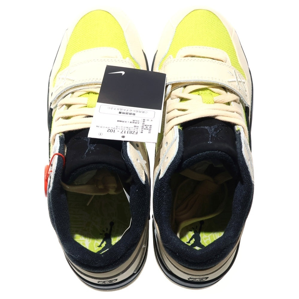 NIKE(ナイキ) ×Travis Scott JORDAN JUMPMAN JACK CJ1 T-Rexx Bright Cactus トラビススコット ジョーダン ジャンプマンブライトカクタス ローカットスニーカー US9.5/27.5cm FZ8117-102