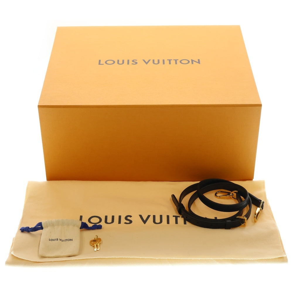 LOUIS VUITTON(ルイヴィトン) カンヌ モノグラムリバース PVC レザー 2WAY ハンド ショルダー バニティバッグ ゴールド金具 ブラウン/ブラック M43986