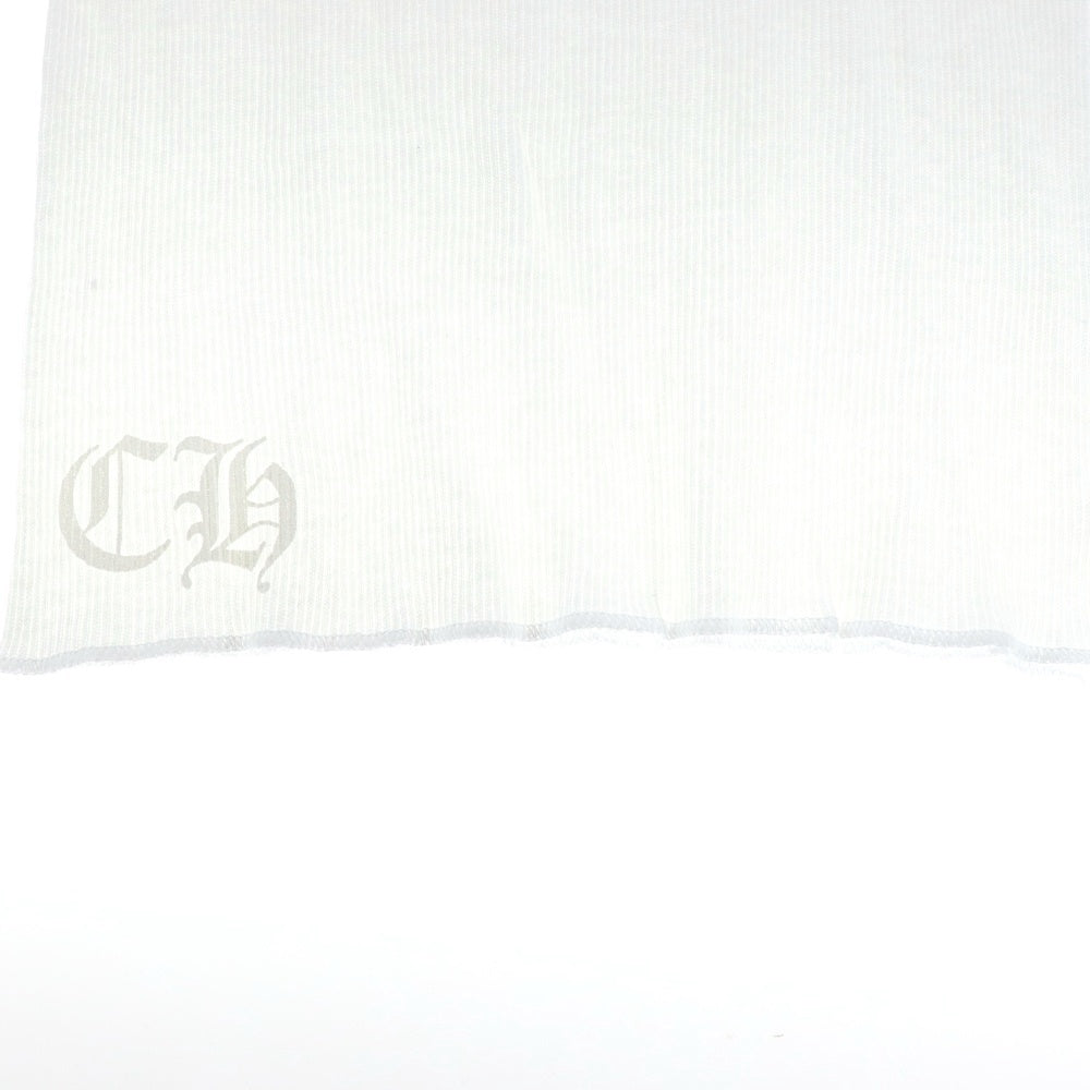 CHROME HEARTS(クロムハーツ) Neck Logo Back Scroll Tank Top ネックロゴ バックスクロール プリント タンクトップ ノースリーブカットソー ホワイト
