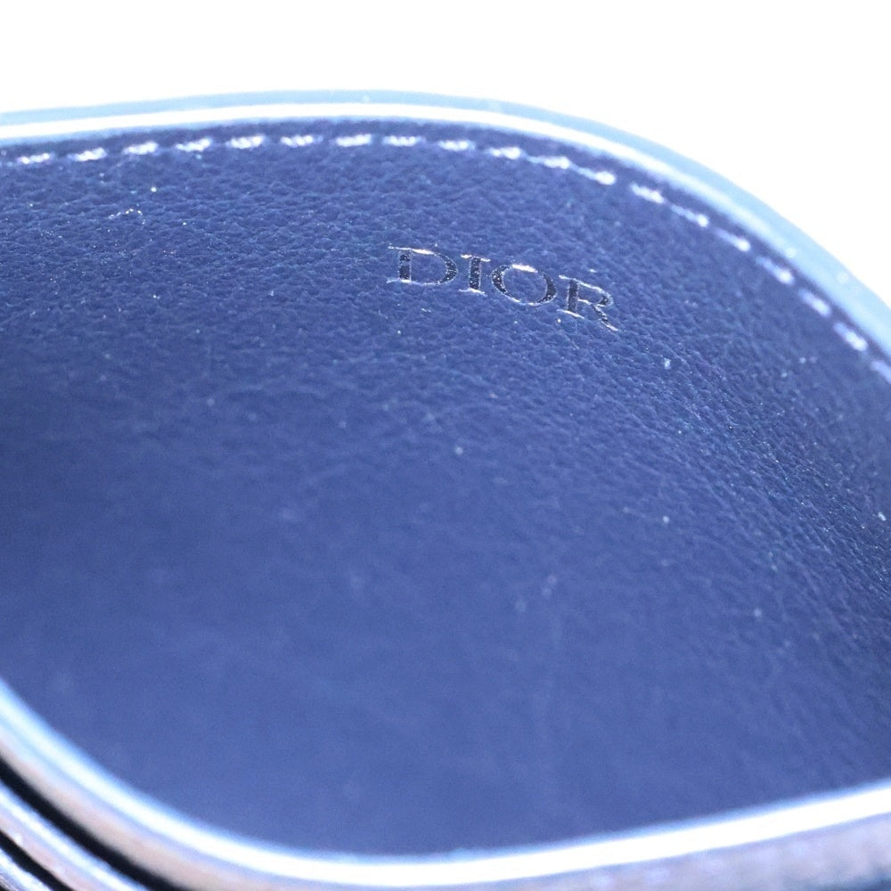 Christian Dior(クリスチャンディオール) CDアイコン レザーカードケース ネイビー