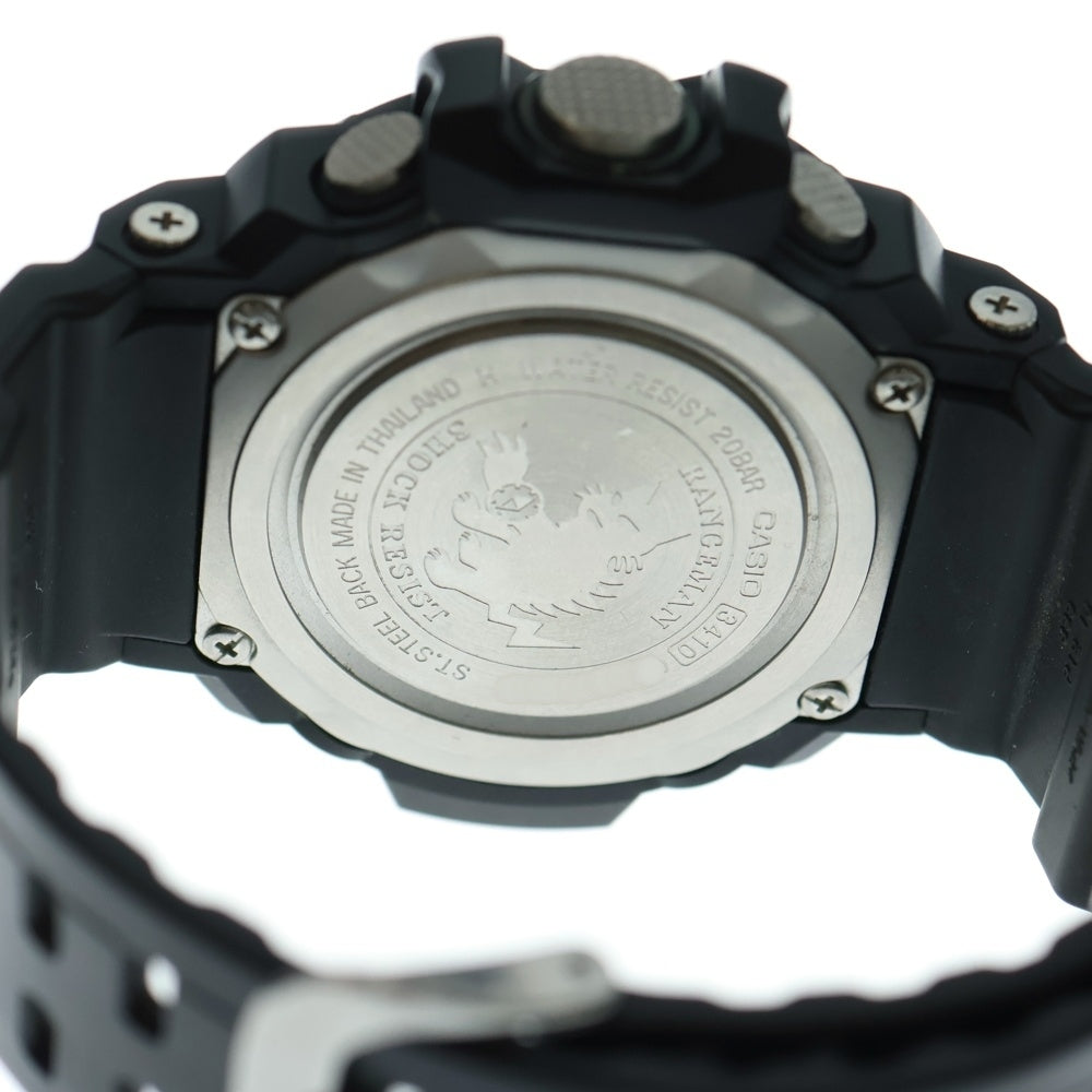 CASIO G-SHOCK(カシオ ジーショック) Master of G レンジマン ブラック文字盤 樹脂 カーボン ソーラー 腕時計 ウォッチ ブラック GW-9400BJ