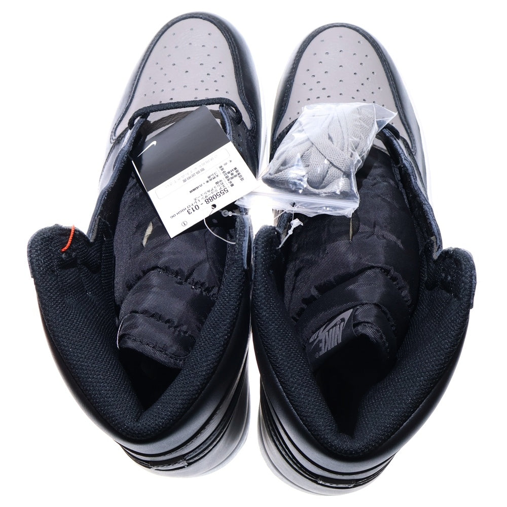 NIKE(ナイキ) AIR JORDAN 1 RETRO HIGH OG SHADOW エアジョーダン1 シャドウ レトロ ハイカットスニーカー グレー/ブラック US13/31cm 555088-013
