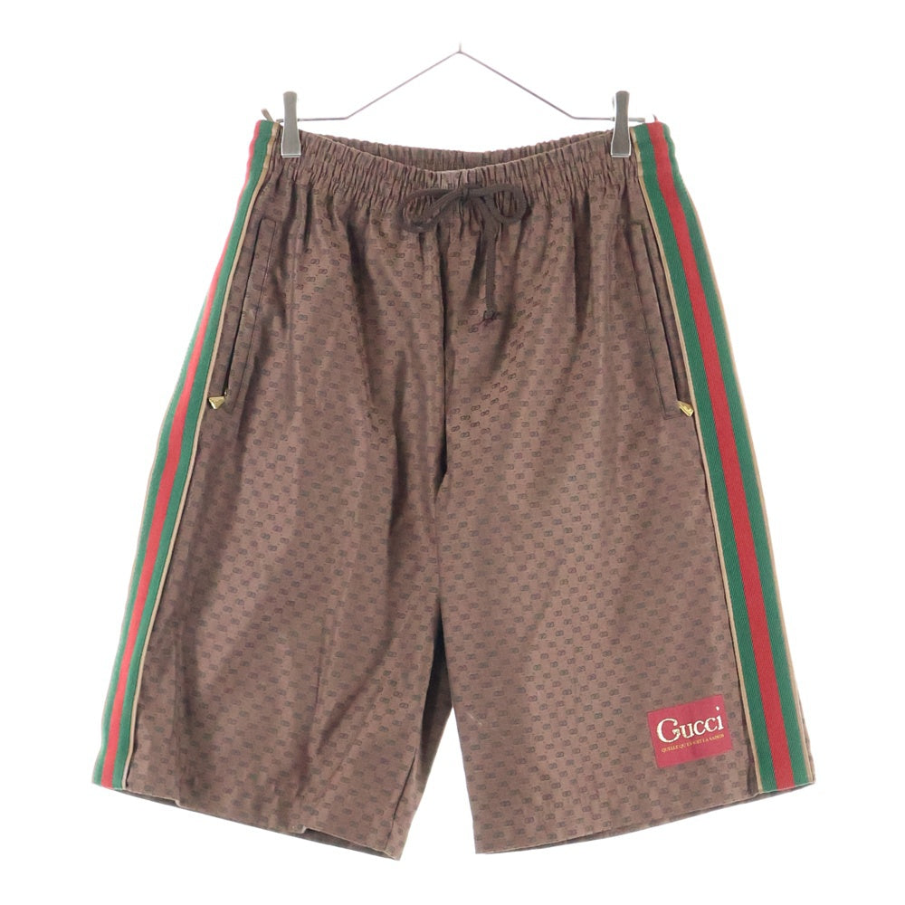 GUCCI(グッチ) 21SS Printing Shorts マイクロGG ショーツ ショート ハーフパンツ ブラウン 623220 XJCKV