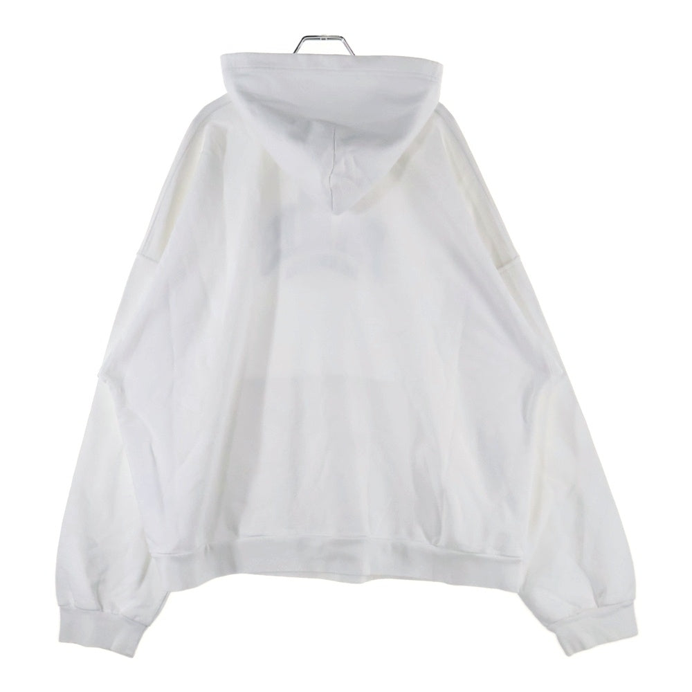 BALENCIAGA(バレンシアガ) 22SS PARIS刺繍 スウェット プルオーバー パーカー ホワイト 674986