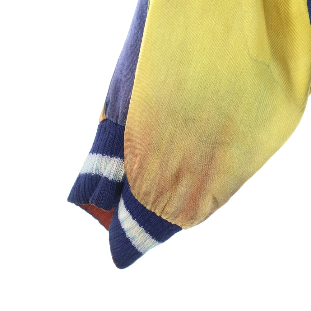 VINTAGE(ヴィンテージ) 50S 虎 竜 鷹 リバーシブル スーベニアジャケット ブルー/レッド