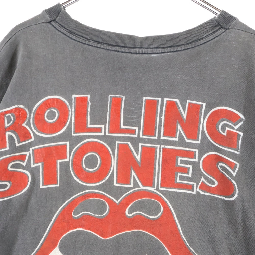 VINTAGE(ヴィンテージ) 90S THE ROLLING STONES VOODOO LOUNGE WORLD TOUR 94 ザローリングストーンズ ブードゥーラウンジ クルーネック半袖Tシャツ カットソー チャコールグレー
