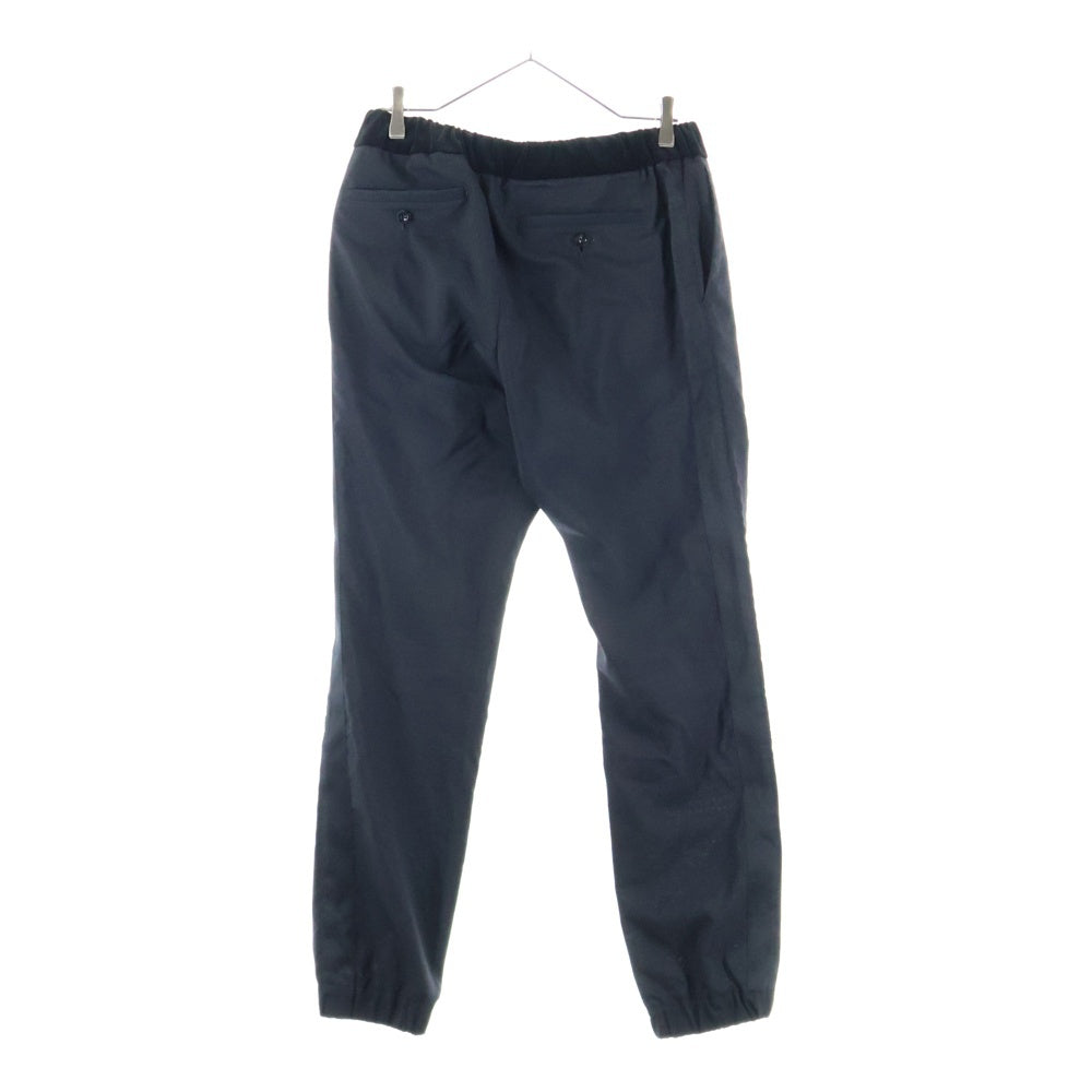 Sacai(サカイ) Suiting Pants ベロア切替 アジャスターベルト テーパードパンツ ブラック 21-02557M