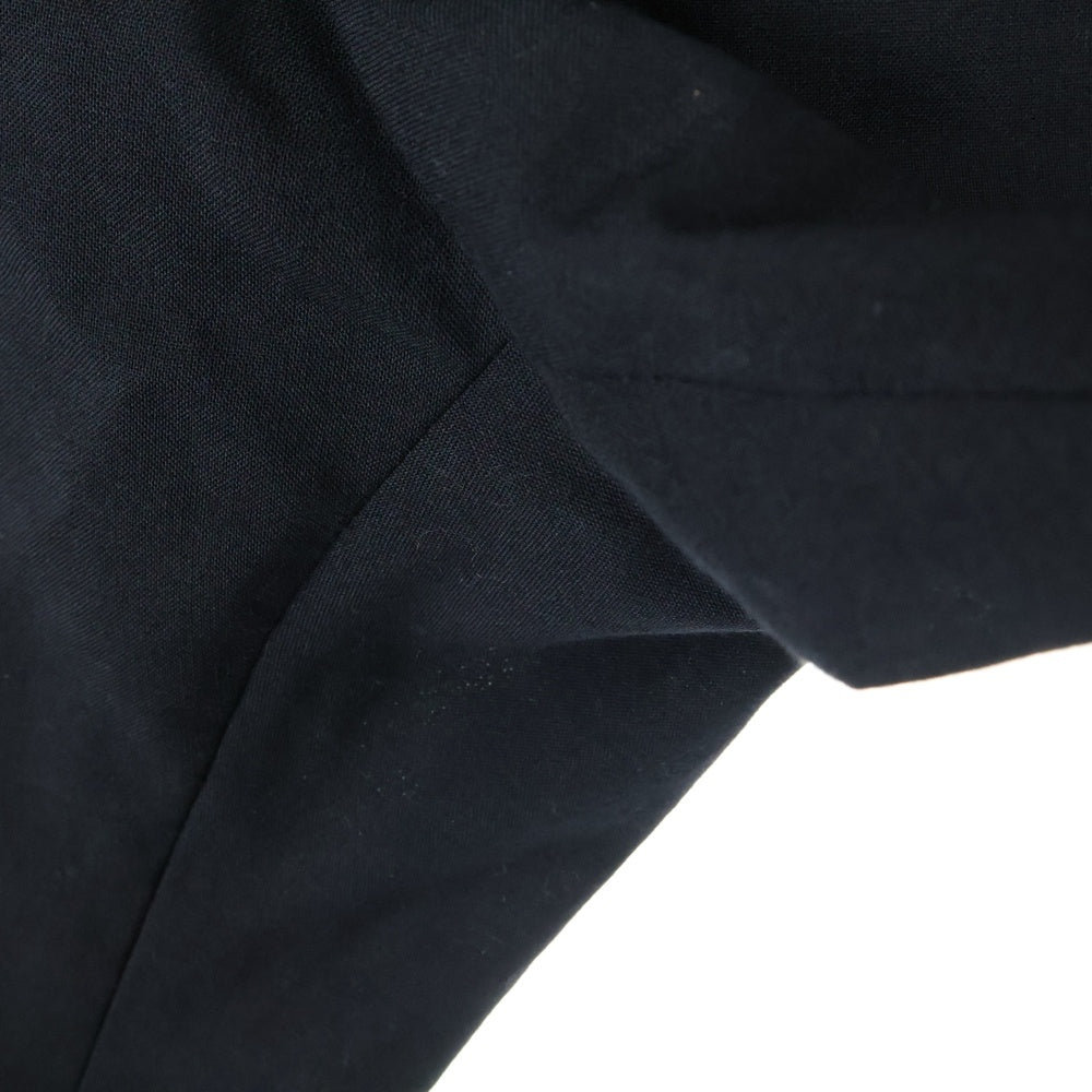 Sacai(サカイ) Suiting Pants ベロア切替 アジャスターベルト テーパードパンツ ブラック 21-02557M