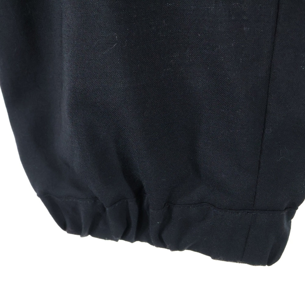 Sacai(サカイ) Suiting Pants ベロア切替 アジャスターベルト テーパードパンツ ブラック 21-02557M