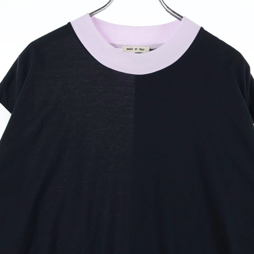 MARNI(マルニ) スリーブシャツ切替 クルーネック半袖Tシャツ カットソー HUMU0223QS