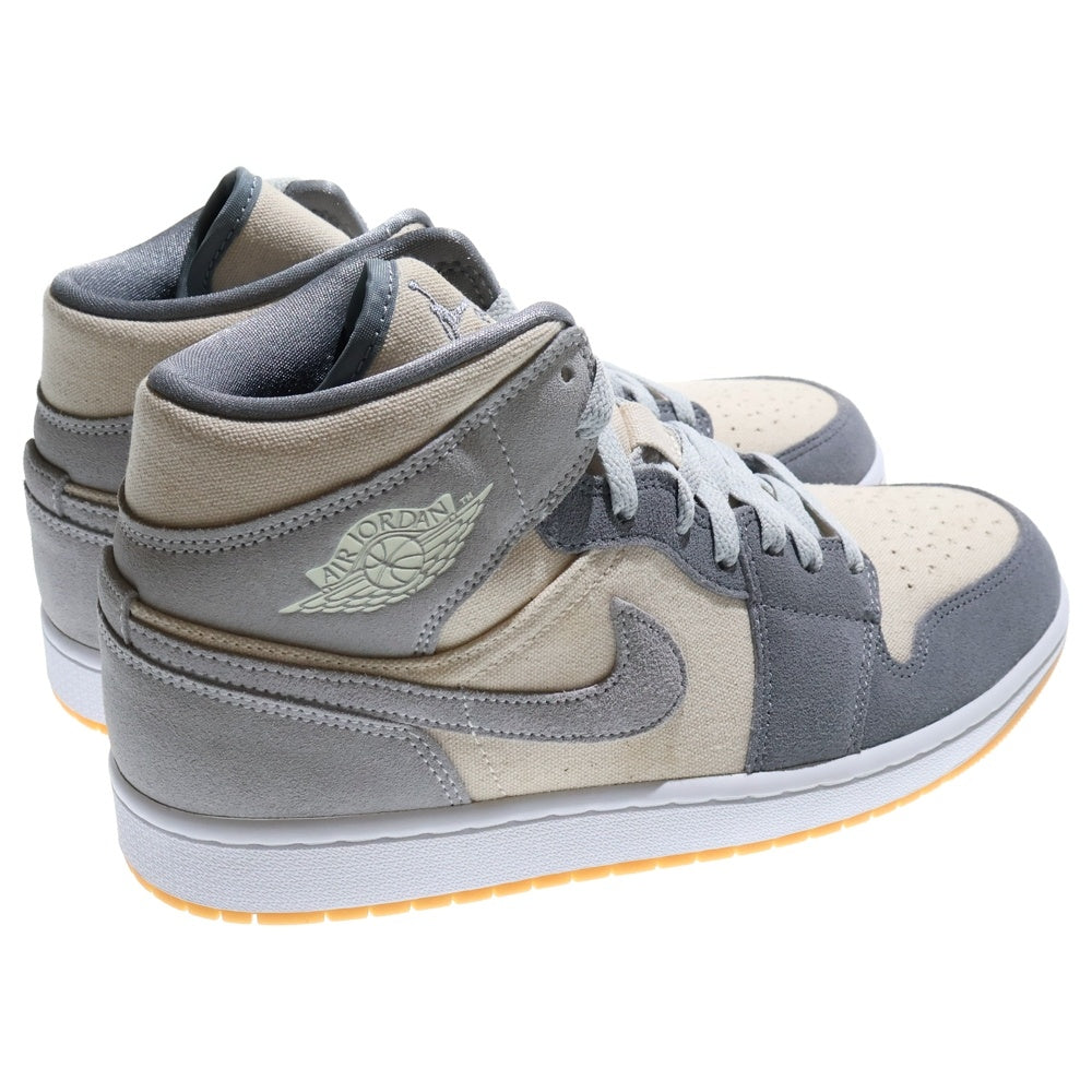 NIKE(ナイキ) AIR JORDAN 1 MID SE COCONUT MILK エアジョーダン1 ココナッツミルク ミッドカットスニーカー グレー US10/28cm DN4281-100