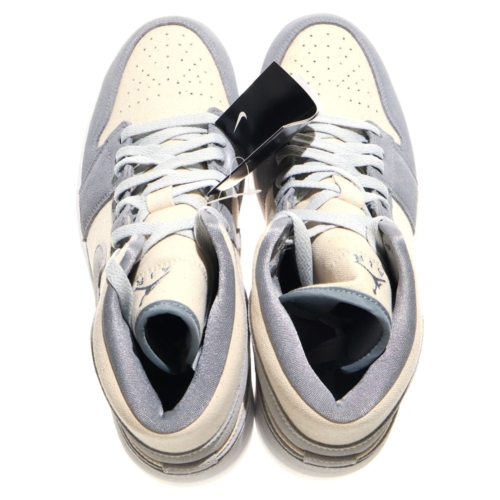 NIKE(ナイキ) AIR JORDAN 1 MID SE COCONUT MILK エアジョーダン1 ココナッツミルク ミッドカットスニーカー グレー US10/28cm DN4281-100