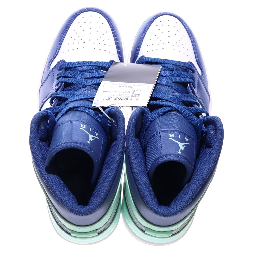 NIKE(ナイキ) AIR JORDAN 1 MID BLUE MINT エアジョーダン 1 ブルー