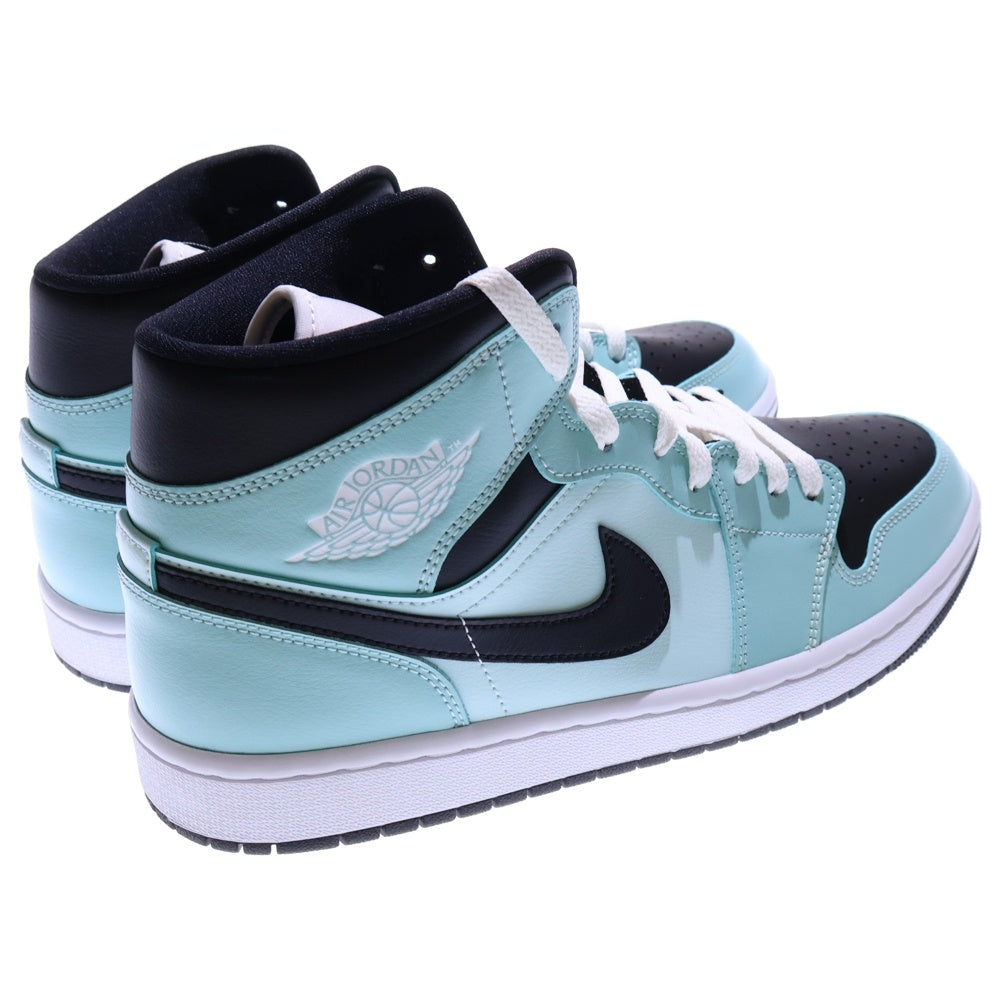 NIKE(ナイキ) WMNS AIR JORDAN 1 MID AQUA BLUE ウィメンズ エアジョーダン1 アクアブルー ミッドカットスニーカー ライトブルー US11.5/28.5cm BQ6472-300