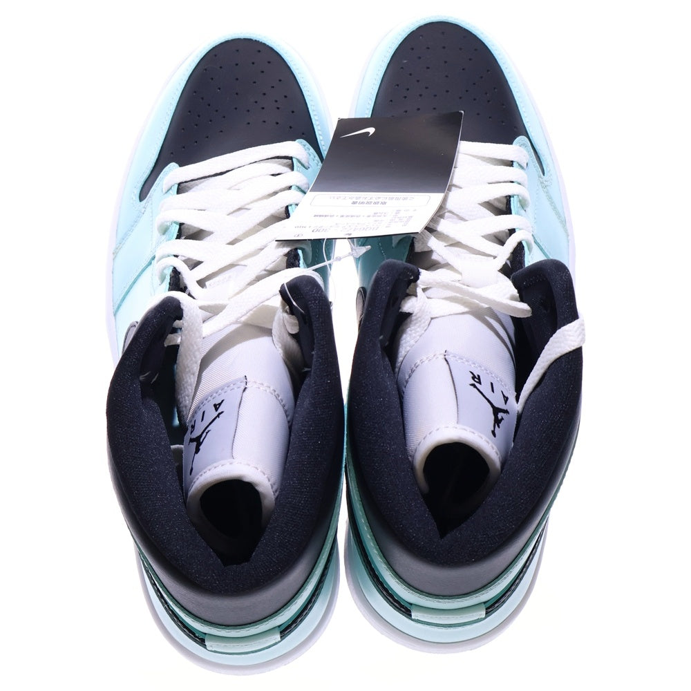 NIKE(ナイキ) WMNS AIR JORDAN 1 MID AQUA BLUE ウィメンズ エアジョーダン1 アクアブルー ミッドカットスニーカー ライトブルー US11.5/28.5cm BQ6472-300