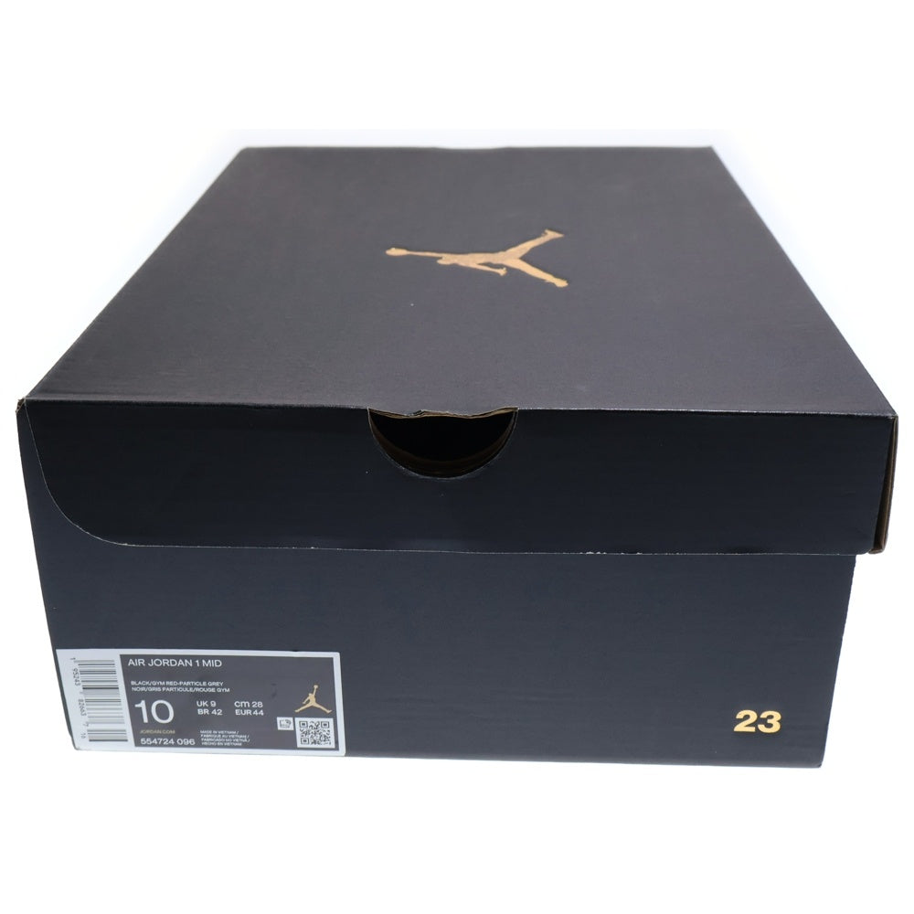 NIKE(ナイキ) AIR JORDAN 1 MID SHADOW エアジョーダン1 シャドウ ミッドカットスニーカー ブラック/グレー US10/28cm 554724-096