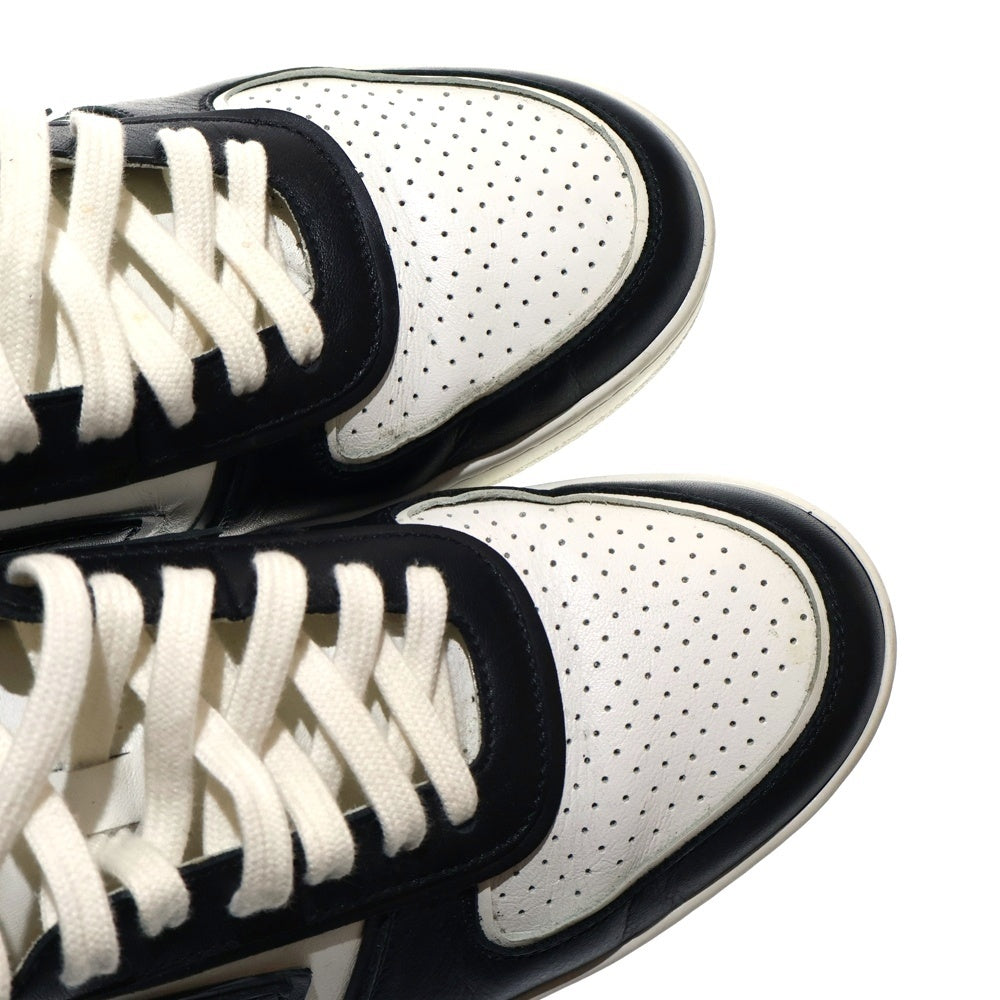 CELINE(セリーヌ) 21SS CT-01 Zトレーナー レザー ハイカットスニーカー ブラック/ホワイト MU1200