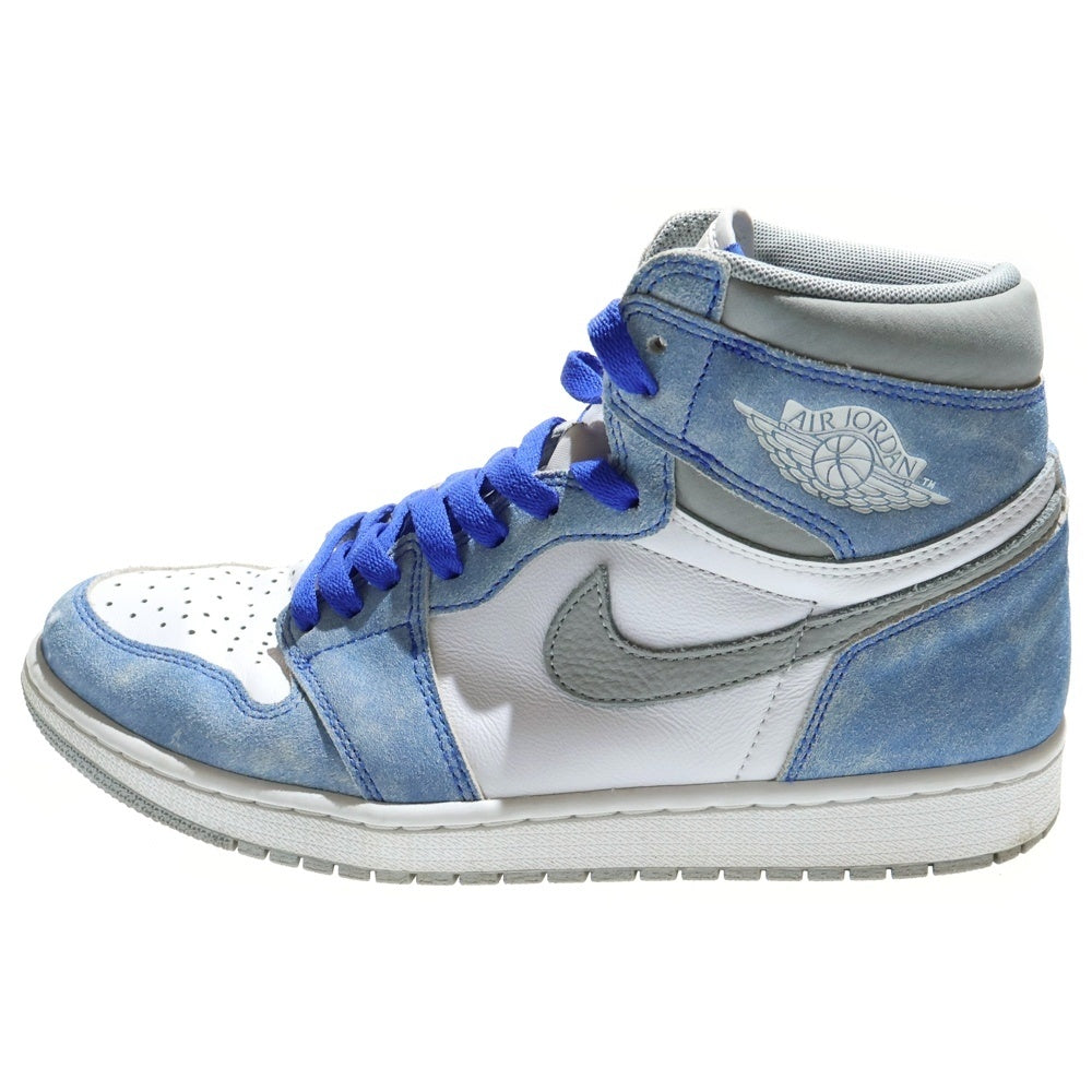 NIKE(ナイキ) AIR JORDAN 1 HIGH OG HYPER ROYAL エアジョーダン1 ハイパーロイヤル ハイカットスニーカー ホワイト/ブルー US9/27cm 555088-402