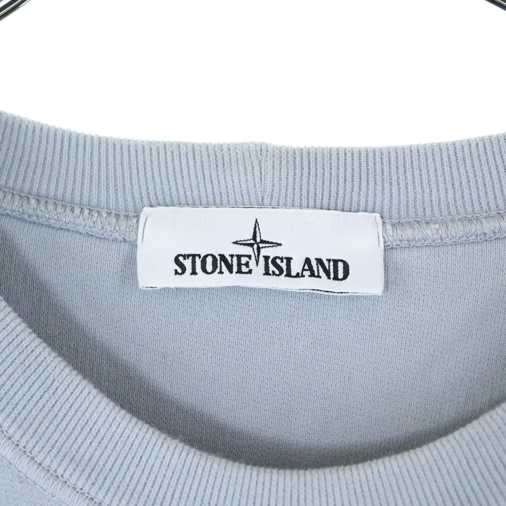 STONE ISLAND(ストーンアイランド) Sweatshirt ロゴワッペン クルーネックスウェットトレーナー グレー 751563020