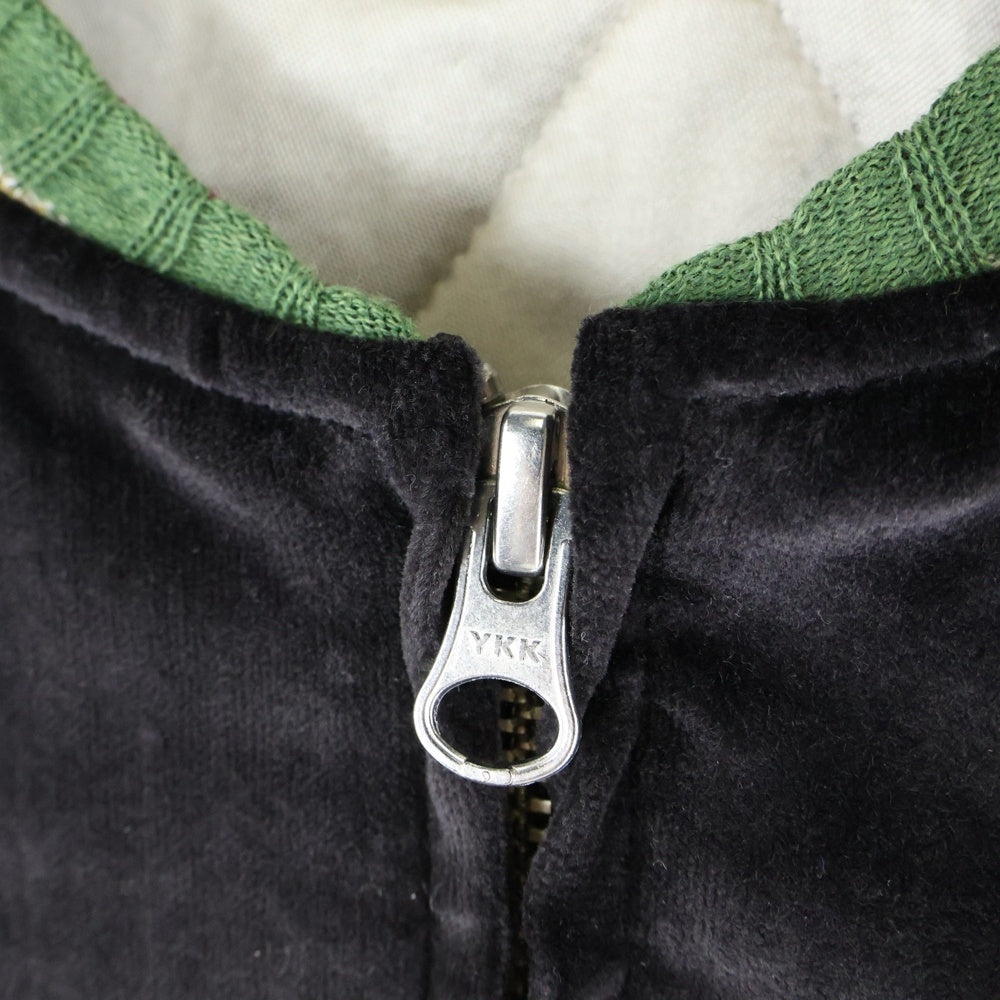 KAPITAL(キャピタル) 20AW 硫化別珍 スーベニアJKT レインスカル ジャケット 刺繍 キルティング ブラック EK-1527