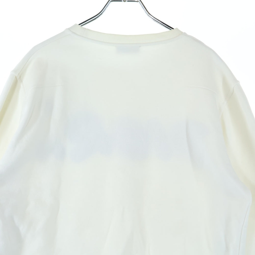 DIOR(ディオール) 19SS ×KAWS カウズ BEE ビー ロゴ刺繍 クルーネック プルオーバースウェットトレーナー ホワイト 923J620W1242