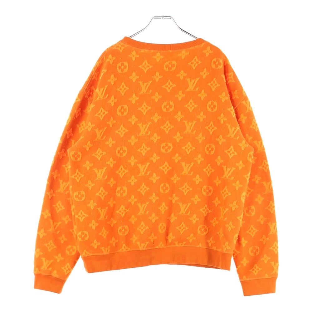 LOUIS VUITTON(ルイヴィトン) 19AW フルモノグラムジャカードクルーネックニットトレーナー オレンジ RM192M NPN HHY14W